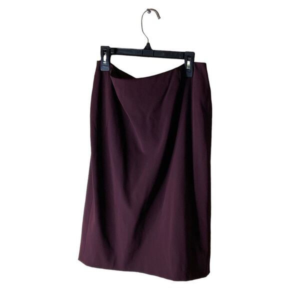 Max Mara Made in Italy Skirt Women's Size 6 Pencil Straight Lined Slit Skirt - Picture 1 of 7